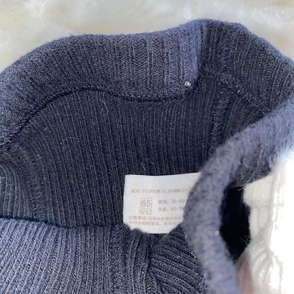 Set of 3 ribbed girls footed tights #10 - Picture 3 of 5